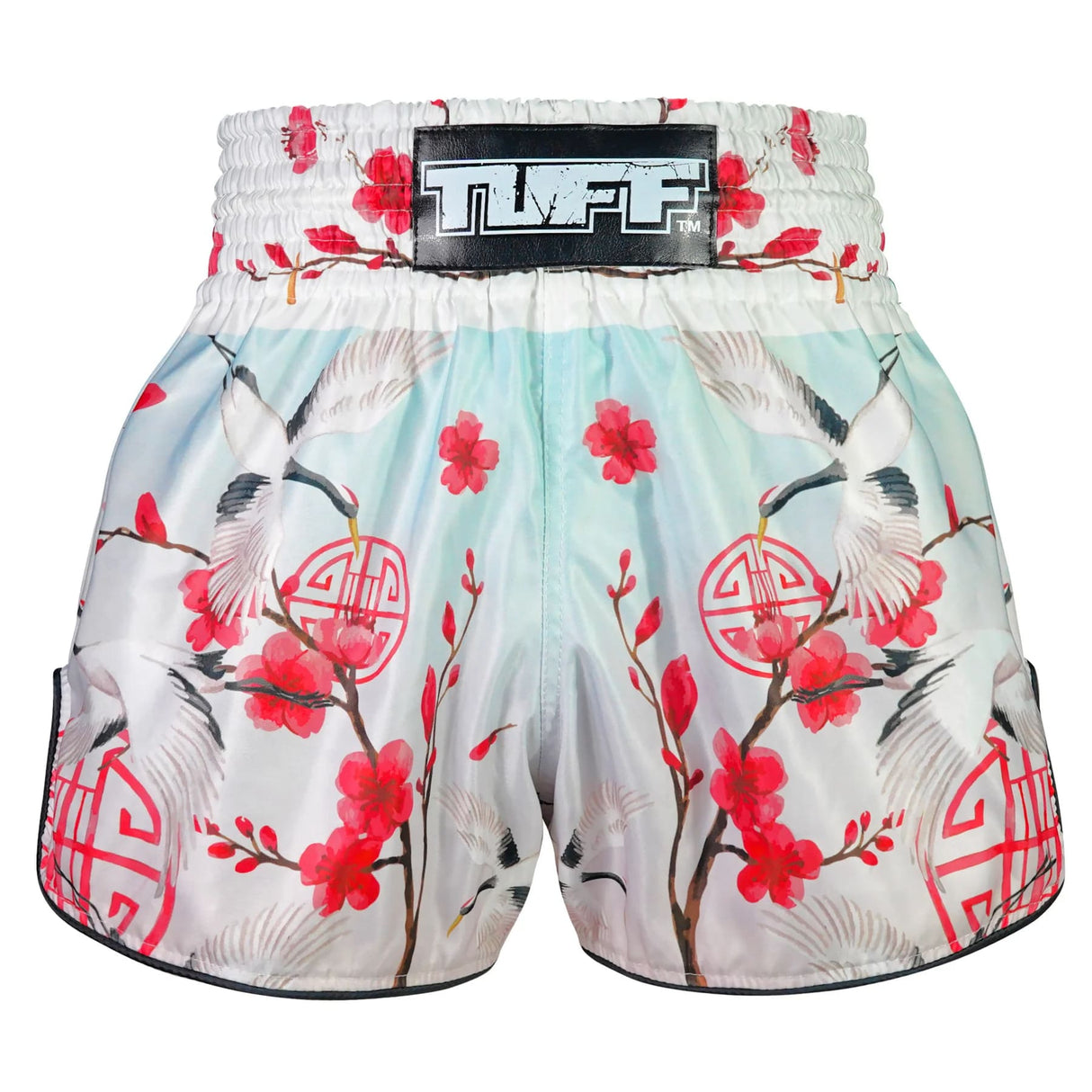 TUFF High Cut Retro Style Shorts - Akai Tsuru The Red Crane