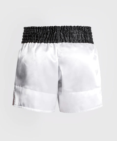Venum Classic Muay Thaï Short - Black/White/White  Fight Co