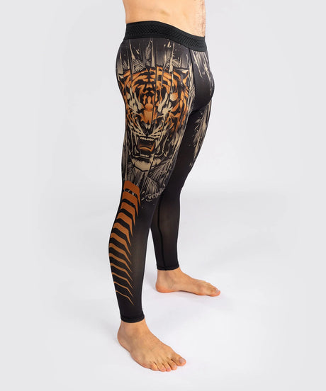 Venum Tiger Men's Spats - Black/Neon Orange