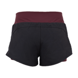 Scramble Hearts Combination Shorts - Grey/Burgundy