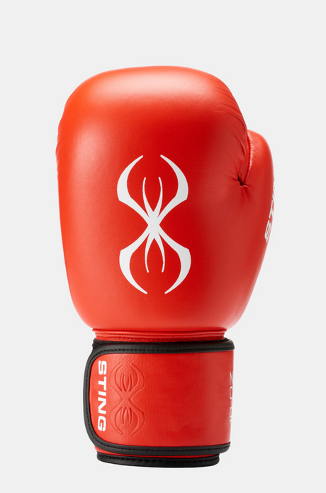 Sting IBA Competition Boxing Gloves - Red