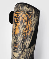 Venum Tiger Shin Guards - Black/Neon Orange