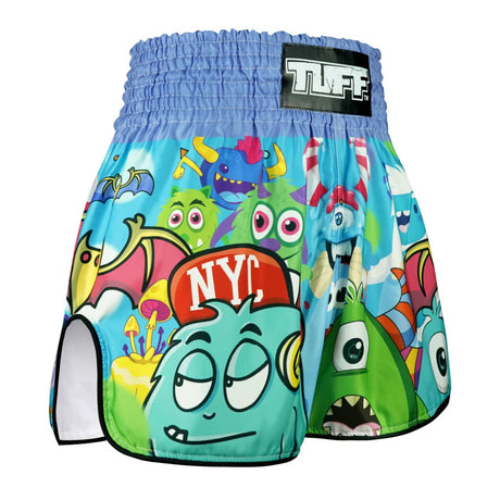 TUFF Kids Muay Thai Shorts - Party Monster