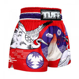 TUFF Muay Thai Shorts - Japanese Drawing Crane Birds