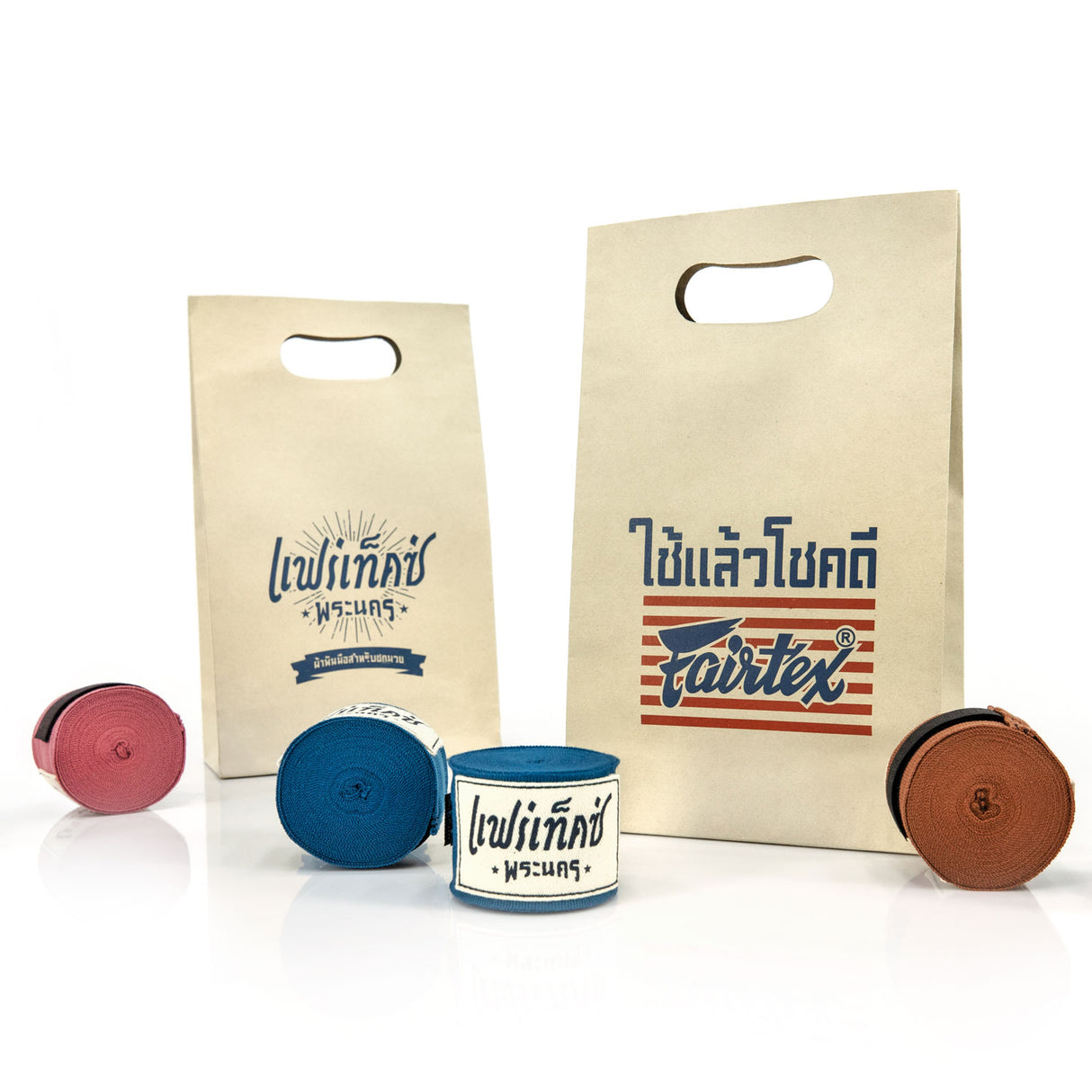 Fairtex Phra Nakhon Retro Hand Wraps Set of 3 Pairs