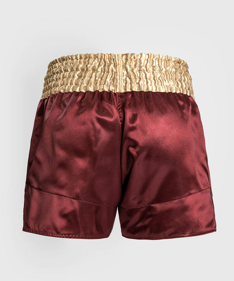 Venum Classic Muay Thaï Short - Black/White/White  Fight Co