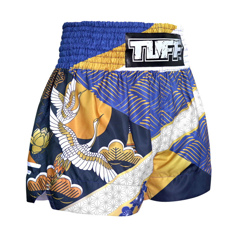 TUFF Muay Thai Shorts - Majestic Crane