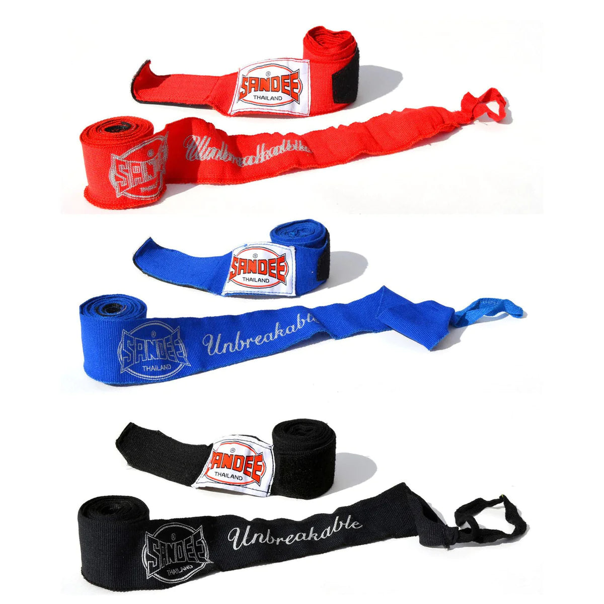 Sandee Hand Wraps Red Blue Black Muay Thai Boxing  Fight Co