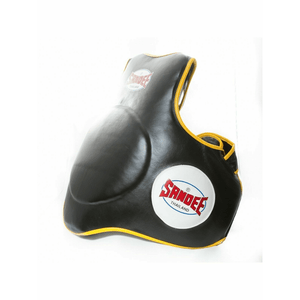 Sandee Leather Black & Yellow Full Coaching Muay Thai Boxing  Fight Co