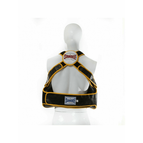 Sandee Leather Black & Yellow Full Coaching Muay Thai Boxing  Fight Co
