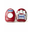 Sandee Muay Thai Boxing Mini Focus Mitts Leather Red & White  Fight Co