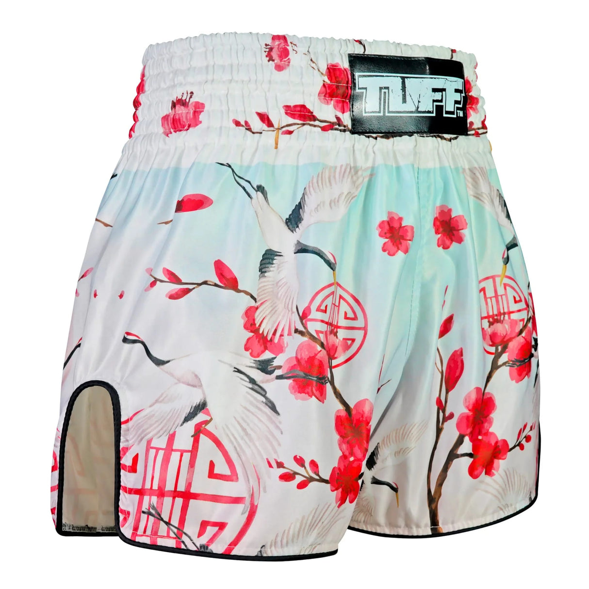 TUFF High Cut Retro Style Shorts - Akai Tsuru The Red Crane