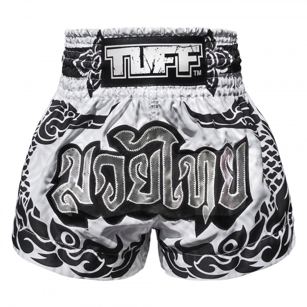 TUFF Muay Thai Shorts - The Great Hongsa White