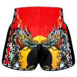 TUFF New Retro Style Shorts - Chinese Dragon and Tiger