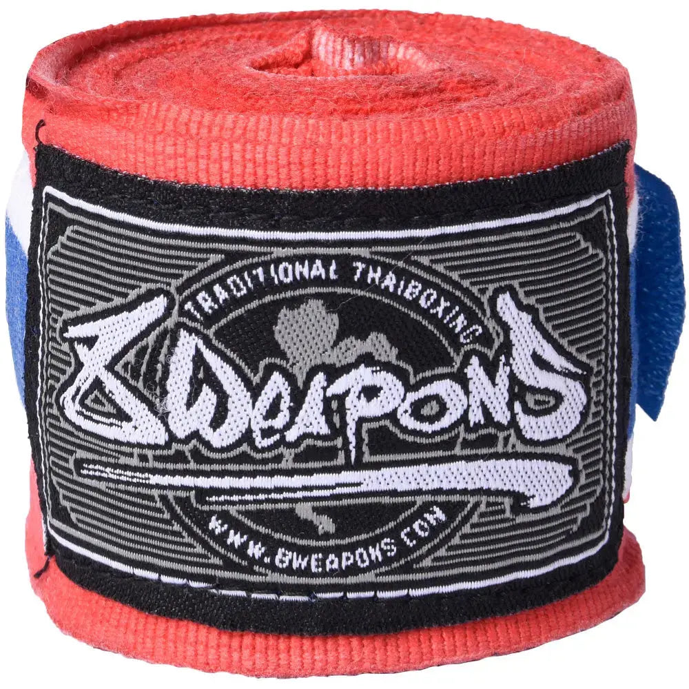 8 WEAPONS Elasticated Hand Wraps 5m-Thai Fight Co