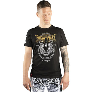 8 WEAPONS Muay Thai T-Shirt - Sak Yant Tigers