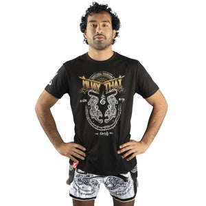 8 WEAPONS Muay Thai T-Shirt - Sak Yant Tigers