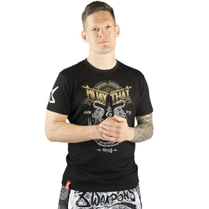 8 WEAPONS Muay Thai T-Shirt - Sak Yant Tigers
