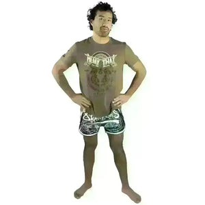 8 WEAPONS Muay Thai T-Shirt - Sak Yant Tigers  Fight Co