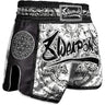 8 WEAPONS Carbon Sak Yant Tigers Muay Thai Shorts 8 WEAPONS