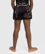 Venum Tiger Kids Muay Thai Shorts - Black/Neon Orange