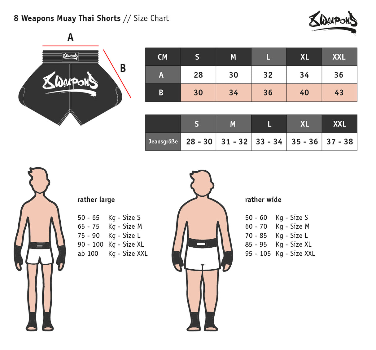 8 WEAPONS Muay Thai Shorts - Vivo Mesosphere 8 WEAPONS