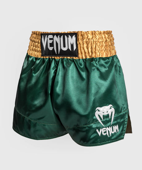 Venum Classic Muay Thaï Short - Black/White/White  Fight Co