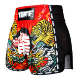 TUFF New Retro Style Shorts - Chinese Dragon and Tiger