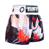 TUFF Muay Thai Shorts - Japanese Drawing Crane Birds