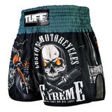 TUFF High Cut Retro Style Shorts - The Skull Rider