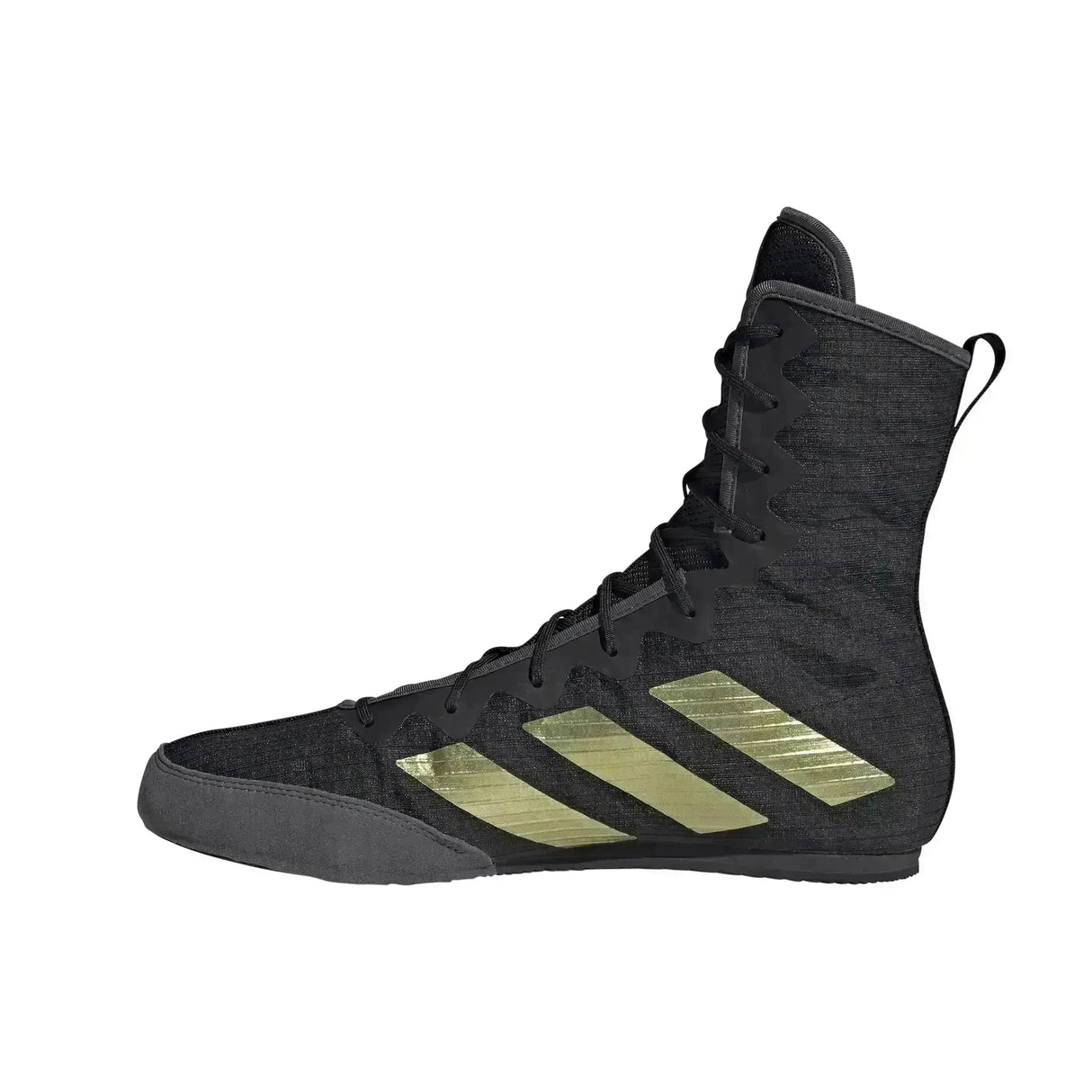 Adidas Box Hog 4 Boxing Boots - Black Gold  Fight Co