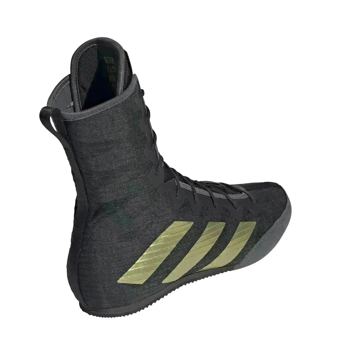 Adidas Box Hog 4 Boxing Boots - Black Gold  Fight Co