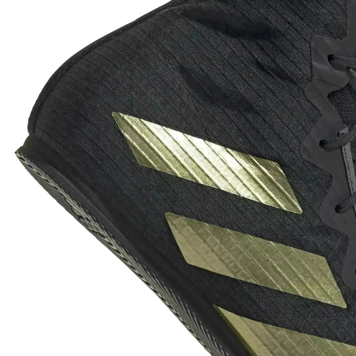 Adidas Box Hog 4 Boxing Boots - Black Gold  Fight Co