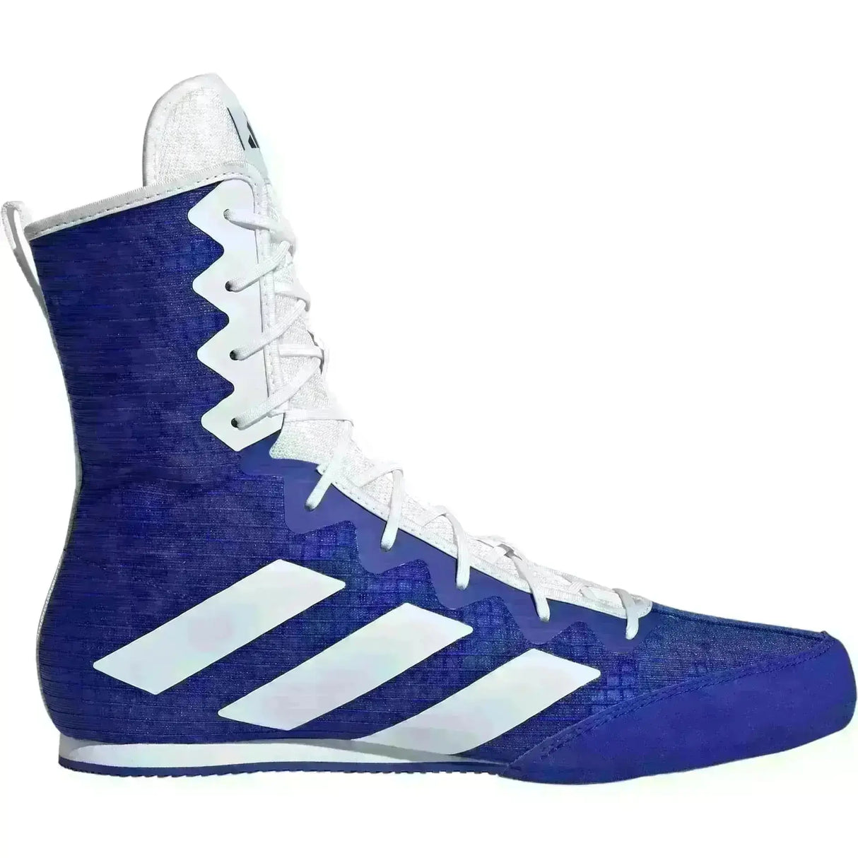 Adidas Box Hog 4 Boxing Boots - Blue White - Fight Co