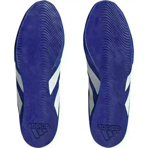 Adidas Box Hog 4 Boxing Boots - Blue White