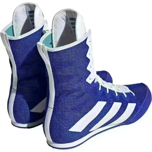 Adidas Box Hog 4 Boxing Boots - Blue White