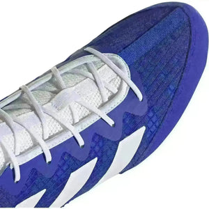 Adidas Box Hog 4 Boxing Boots - Blue White
