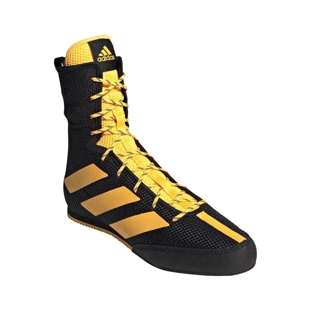 Adidas Box Hog Boxing Boots - Black Gold Adidas