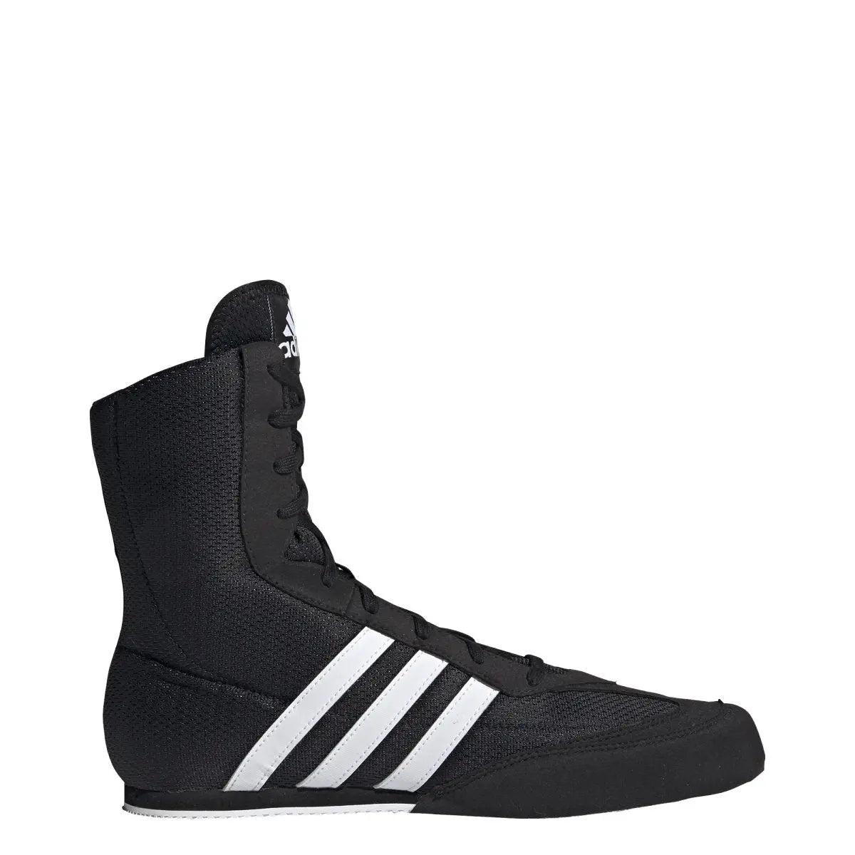 Adidas Box Hog Boxing Boots - Black White Adidas