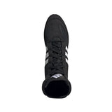 Adidas Box Hog Boxing Boots - Black White Adidas