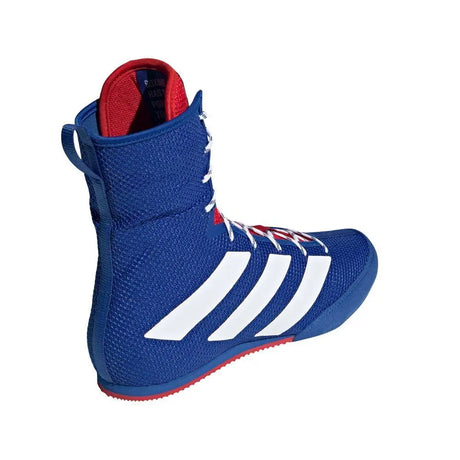 Adidas Box Hog Boxing Boots - Blue Silver Red Adidas