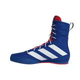 Adidas Box Hog Boxing Boots - Blue Silver Red Adidas