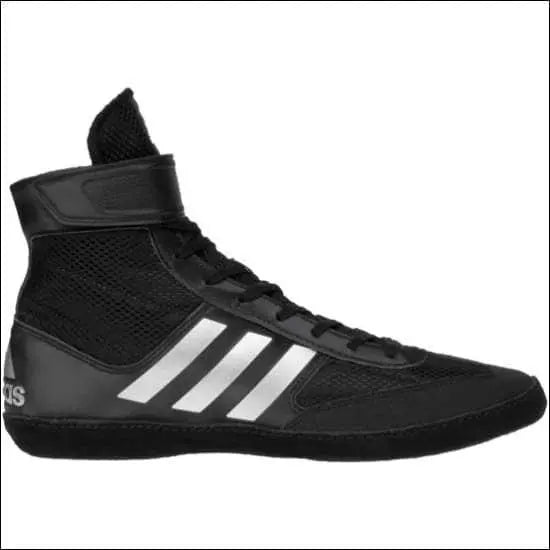 Adidas Combat Speed IV Boxing & Wrestling Boots - Black & Silver Adidas