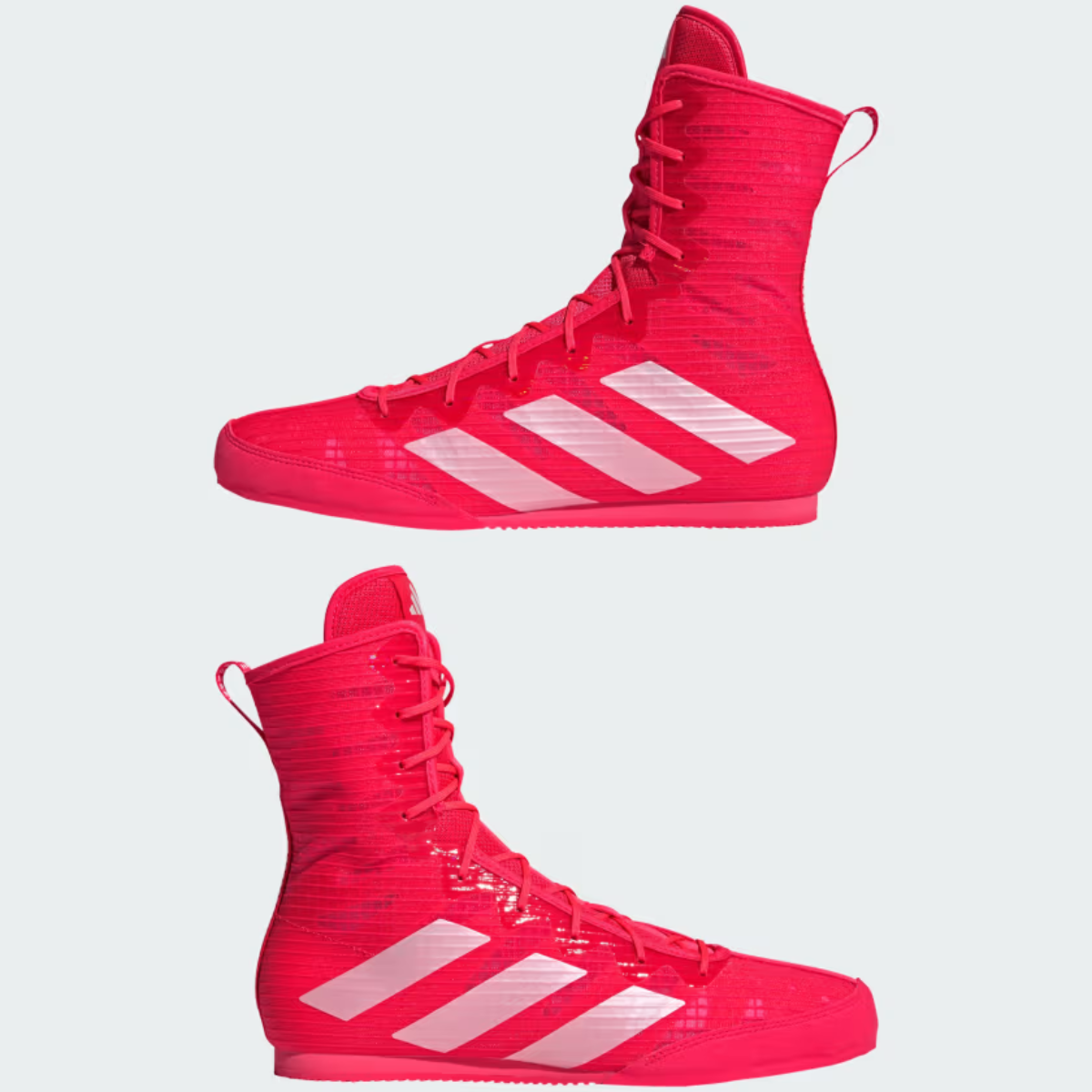 Adidas Box Hog 4 Boxing Boots - Lucid Red