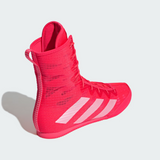 Adidas Box Hog 4 Boxing Boots - Lucid Red