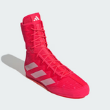 Adidas Box Hog 4 Boxing Boots - Lucid Red