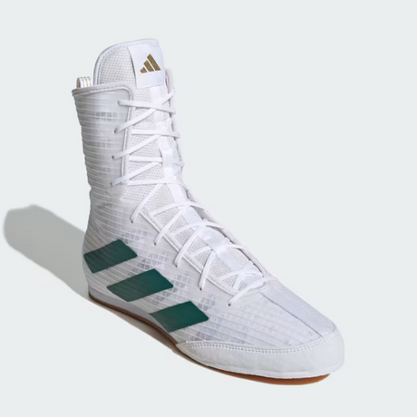 Adidas Box Hog 4 Boxing Boots - White