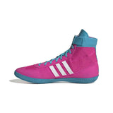 Adidas Combat Speed 4 Wrestling Boots - Pink/White/Cyan