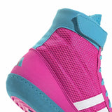 Adidas Combat Speed 4 Wrestling Boots - Pink/White/Cyan