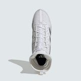Adidas Box Hog 4 Boxing Boots - Cloud White / Silver Metallic / Core Black